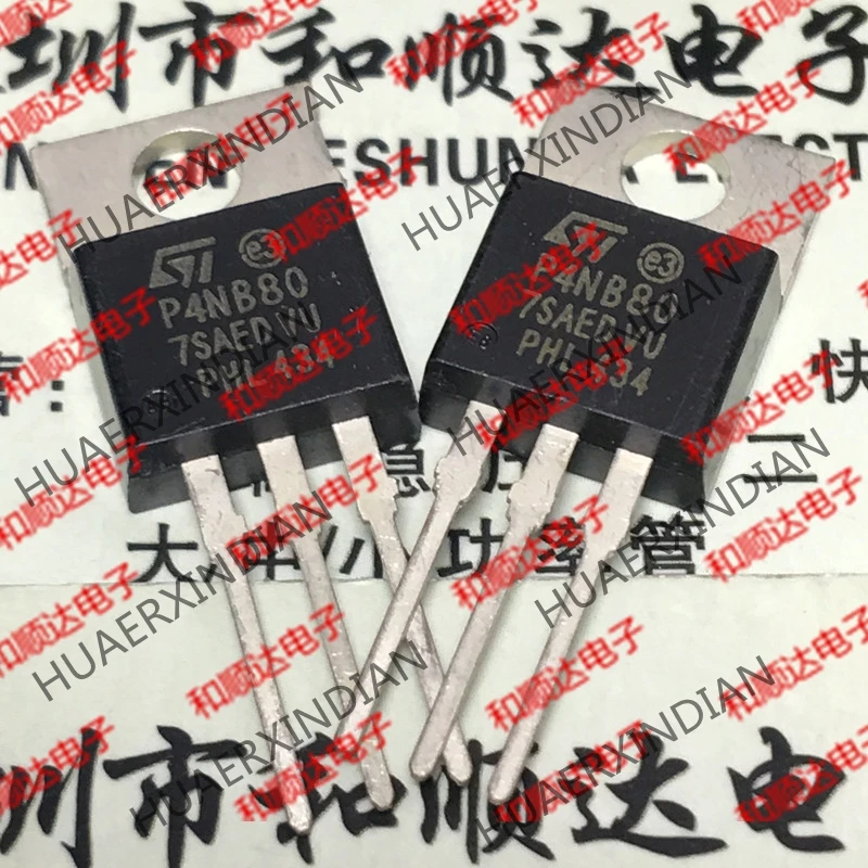 20 шт./лот P4NB80 STP4NB80-220 800V 4A