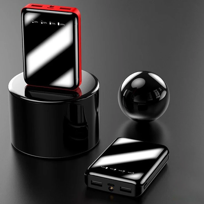 Внешний аккумулятор 30000 мА/ч, двойной USB, внешний аккумулятор для мобильного телефона, быстрая зарядка для iphone 7 11, xiaomi mi, портативное зарядное устройство mi ni, внешний аккумулятор