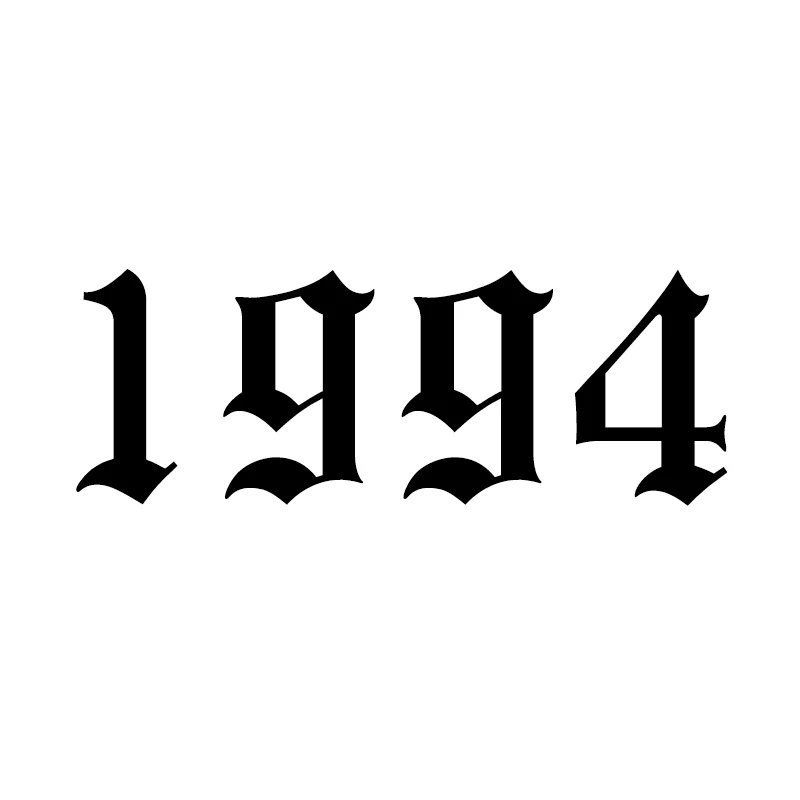 1994 Кольца для мужчин и женщин из нержавеющей стали с номером года на заказ, розовое золото, серебро, открытое мужское женское кольцо, модное обручальное свадебное ювелирное изделие - Цвет основного камня: 1994