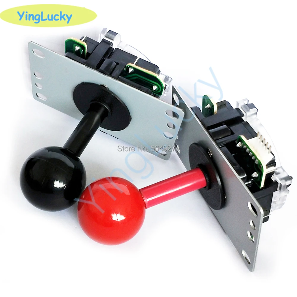 Yinglucky аркадный классический джойстик 4 способа 5 Pin DIY игровой красный шар боевой