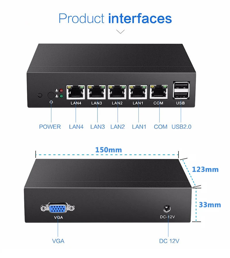 j1900 quad-core 4 lan gigabit windows 10