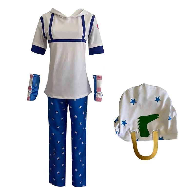 

Anime JoJo's Bizarre Adventure Johnny Joestar Suit Cosplay Costume Uniform Halloween Carnival Costumes