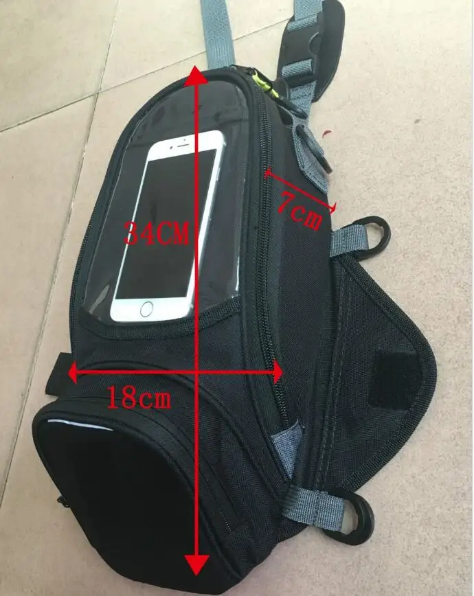 Мотоциклетная новая топливная сумка для мобильного телефона, сумка для навигации, многофункциональная маленькая посылка для масляного бака с магнитной блокировкой
