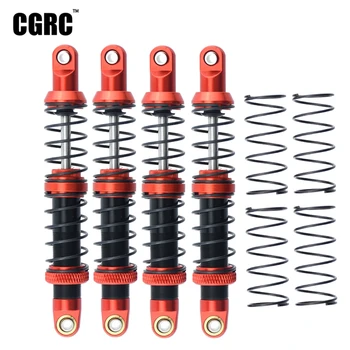 

4pcs Metal Double Spring Oil Pressure Suspension For 1/10 RC Crawler Car TRX4 Defender G500 TRX6 G63 D90 D110 Axial Scx10