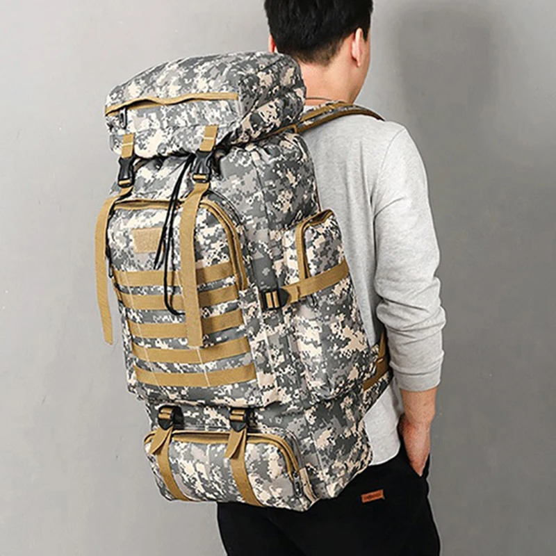Водонепроницаемый Тактический Рюкзак Molle Camo, военный армейский походный рюкзак для кемпинга, рюкзак для путешествий, спортивная сумка для альпинизма на открытом воздухе