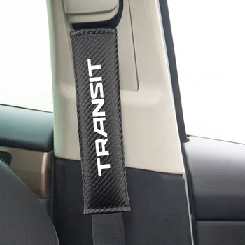 

Car Seat Belt Cover Protector For Ford Transit PU Leather Protective Cover Safety Seatbelt Cover Car Accessories Interior 2Pcs