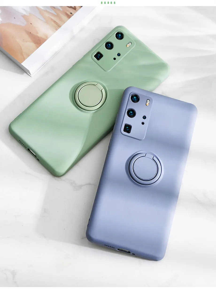 Chất Lỏng Ốp Lưng Dẻo Silicone Huawei P30 Pro P20 P40 Plus Full Tấm Bảo Vệ Camera Dành Cho Huawei Mate 20 30 40 pro Danh Dự 20 30 Bao cute phone cases huawei