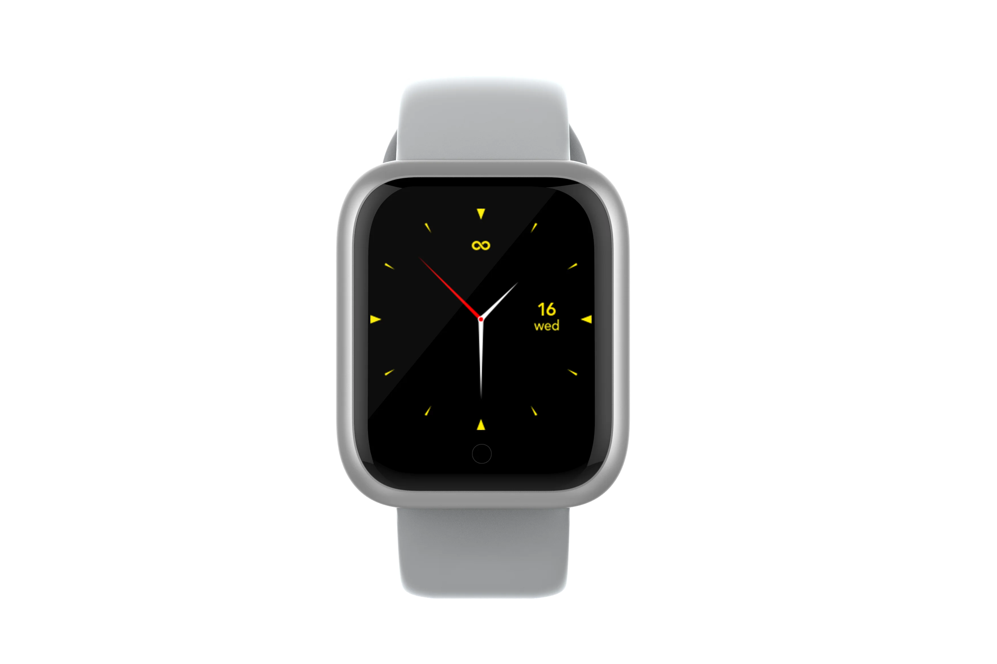 Для Android IOS смарт-часы для мужчин кровяное давление Smartwatch для женщин монитор сердечного ритма фитнес-трекер часы спортивная мода - Цвет: White