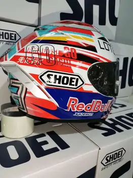 

Special price sale Full Face Motorcycle helmet X14 93 red bul Helmet anti-fog visor Riding Motocross Racing Motobike Helmet