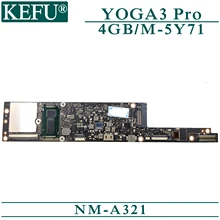 KEFU NM-A321 original mainboard for Lenovo YOGA 3-Pro with 4GB-RAM M-5Y71/5Y10 Laptop motherboard