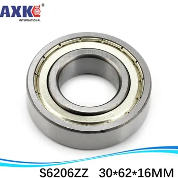 

(1pcs) SUS440C environmental corrosion resistant stainless steel deep groove ball bearings S6206ZZ 30*62*16 mm