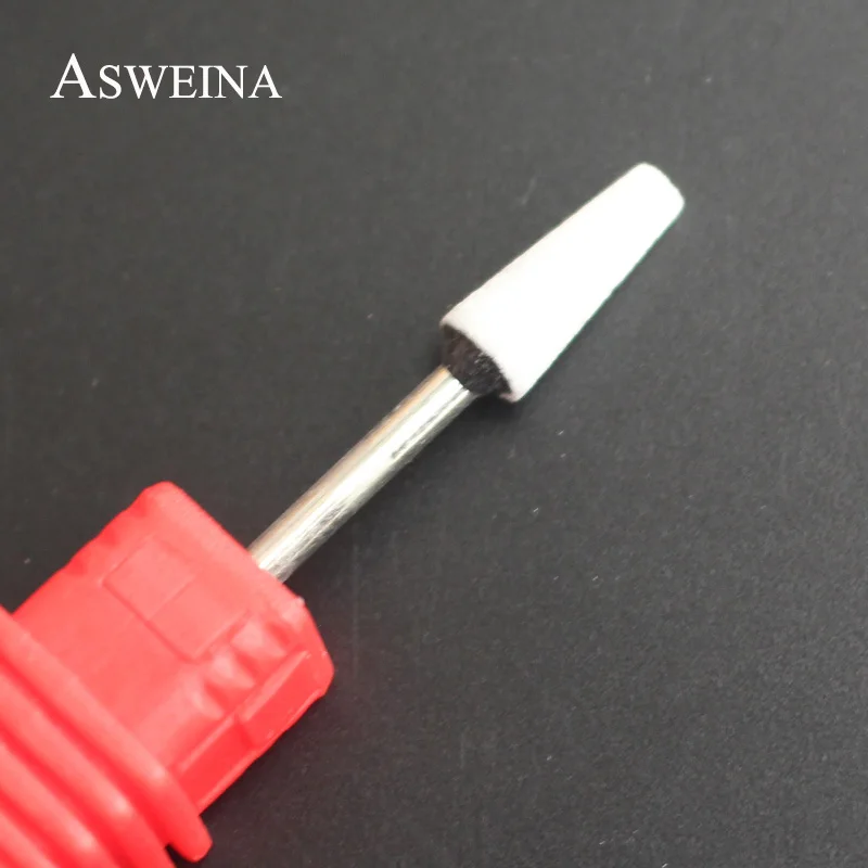 ASWEINA, 1 шт., белый цвет, керамический камень, сверло для ногтей, инструменты для дизайна ногтей, Электрический Маникюрный аппарат, аксессуары, резак, пилки для ногтей - Цвет: A3