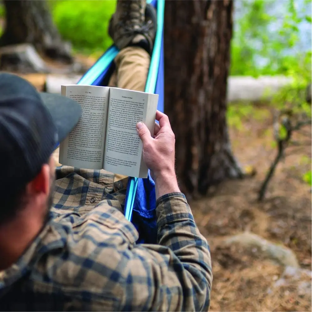 Portable Camping Hammock,Double Hanging Bed,Lightweight Nylon Parachute Hammock, Outdoor Survival Travel Leisure Sleeping