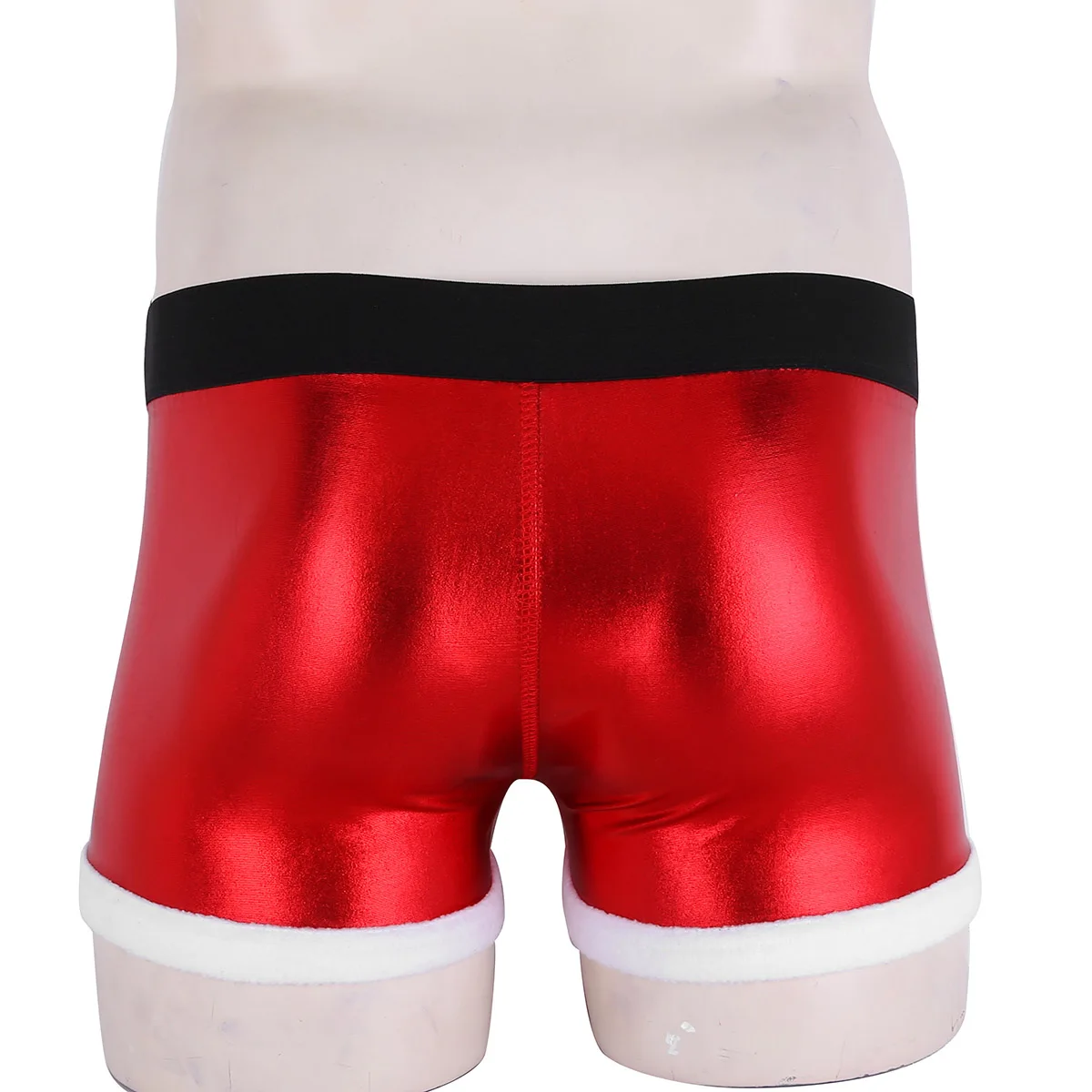 Red Men Underwear Christmas Underpants 