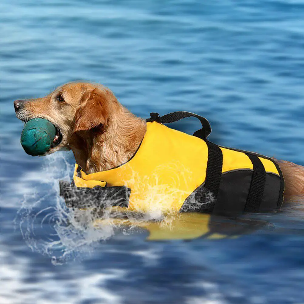 Открытый водный спорт Pet спасательный жилет для собаки жилет безопасности серфинг одежда для плавания летний отдых Оксфорд дышащий Французский бульдог