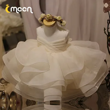 

Tick Tok New Hot Children's Princess Dress Little Flower Girl's Dress Wedding Girl's Wedding Dress Pompous Dress Birthday Dress