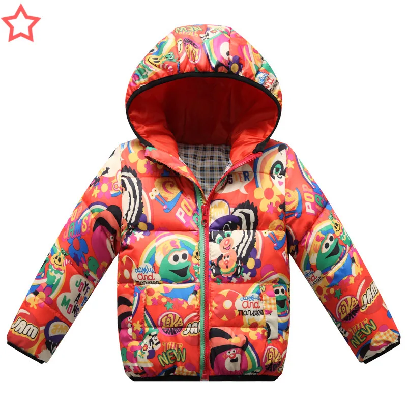 

Childrenswear Winter 2019 New Style Korean-style Men And Women Children Cotton-padded Clothes Thick Coat Children Short down Jac