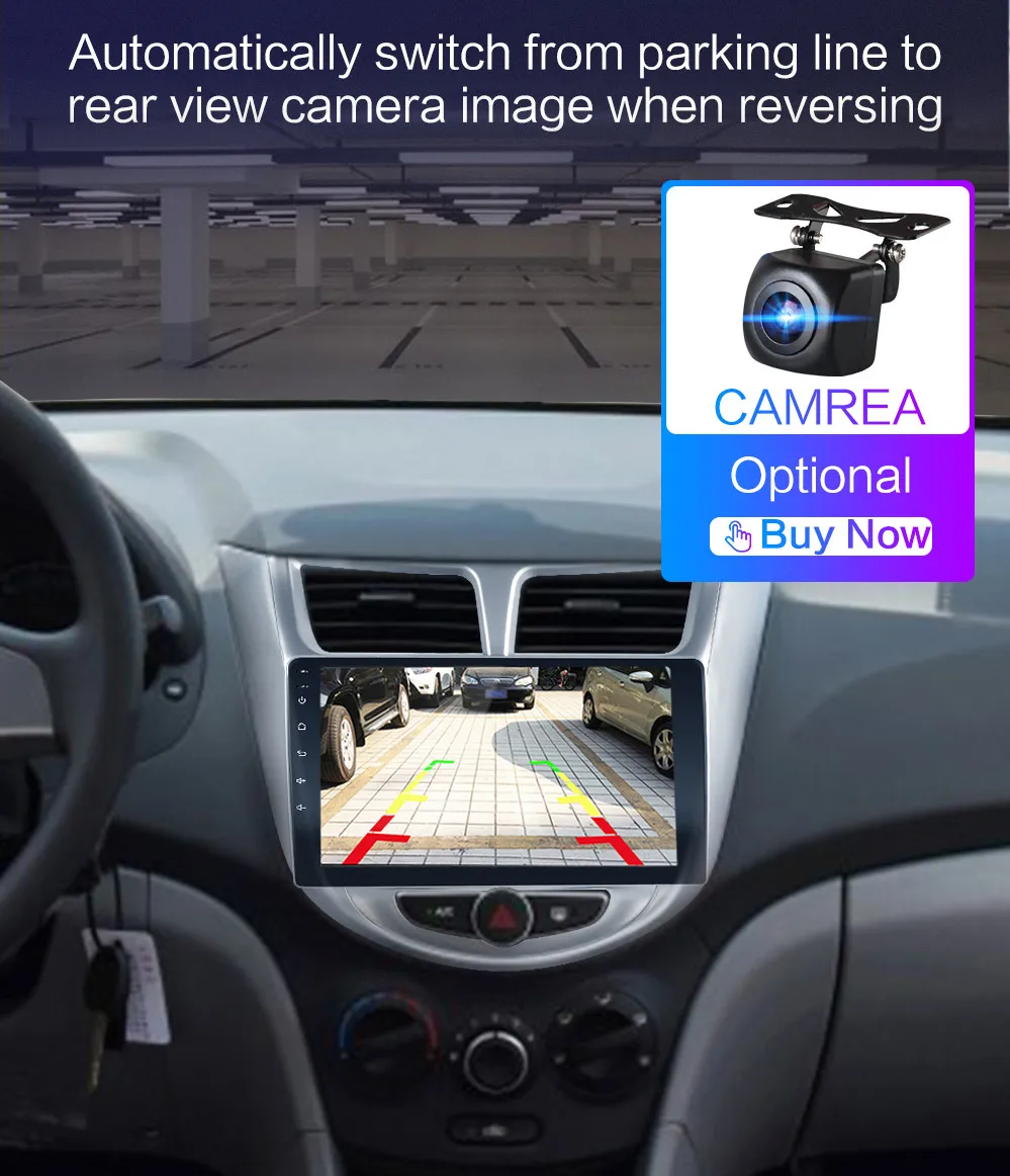 Для Solaris 1 2 Hyundai Accent Verna 2G+ 32G автомобильное радио 2 din android 8,1 видео мультимедийный плеер навигация gps WiFi 2011