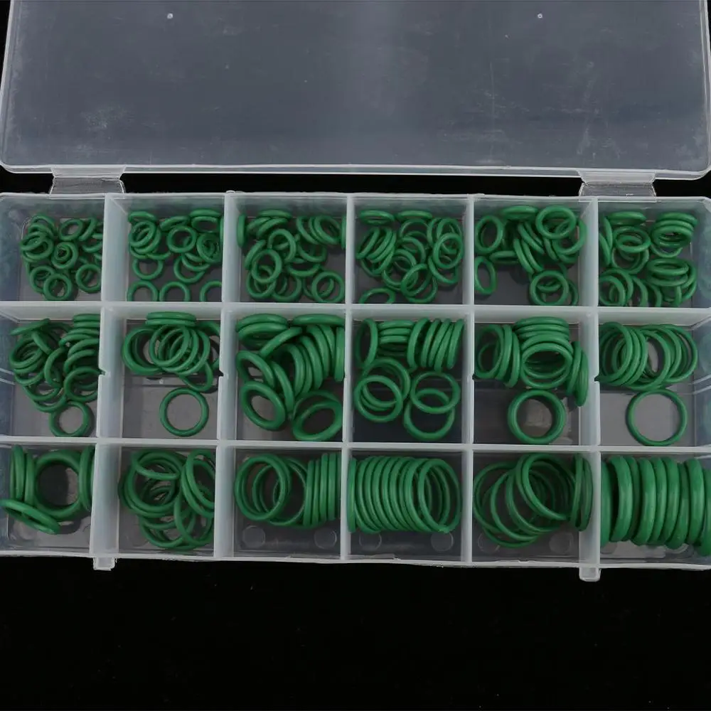 270 Pcs Car O-Ring Gasket Seals Air Conditioning HNBR Rubber Assortment Kit 18 Size For Truck Trailer Auto RV | Автомобили и