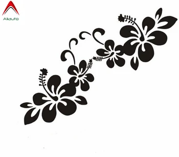 

Aliauto 2 X Fashion Car Sticker Beautiful Flowers Automobiles Motorcycles Accessories Vinyl Decal for Volkswagen Polo,14cm*10cm
