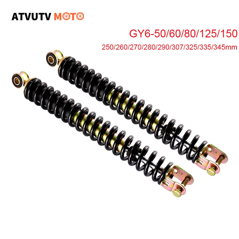 

1pair Rear Front Shock Absorber For GY6 50cc 60cc 80cc 125cc 150cc 152QMI 157QMJ Chinese Scooter Moped 250/260/270/280/290/345