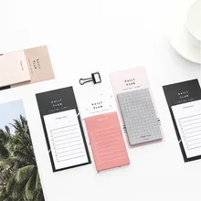 50 folhas planejador adesivos bloco de memorando breve diário notebook coisas a fazer lista agendada útil escritório escola memorando leitura novo