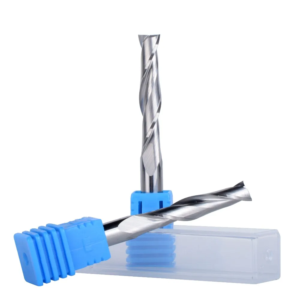 

5pc 6mm CEL 32mm 2 Flutes Spiral with blade Milling Cutter CNC End Mill router bit for wood carbide router tool