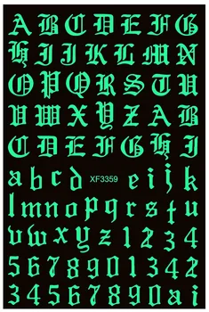 

Manicure Lettered Adhesive Paper Colorful Phantom Nail Wholesale English with Numbers Decorative Transfer Texture Adhesive Paper