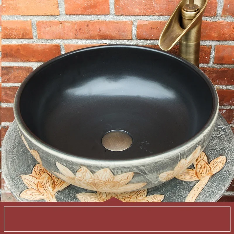 Lavabo Sobre Encimera Black Umywalka Bassin Туалет Para Lavatorio Salle De Bain Куба ванная раковина Pia Banheiro умывальник