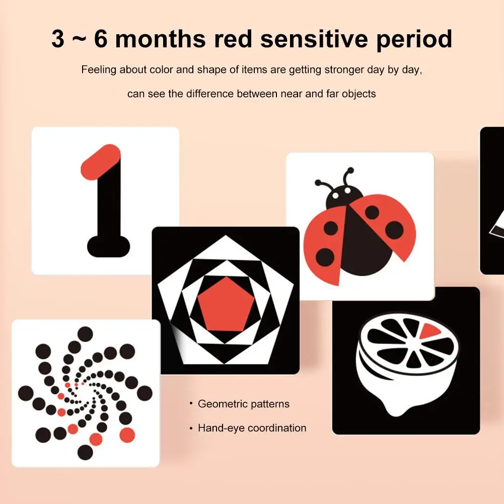 High Quality Black White Flash Cards Early Education Card High Contrast Concentration Training Flash Card For Babies 0 6 Months Aliexpress