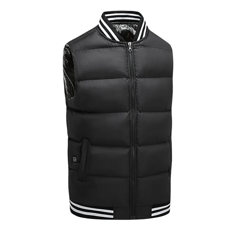 

VERTVIE New 6 Areas Heated Vest Electric Heating Vest Thermal Warm Outdoor Fishing Hunting Vest Winter Usb Heated Jacket