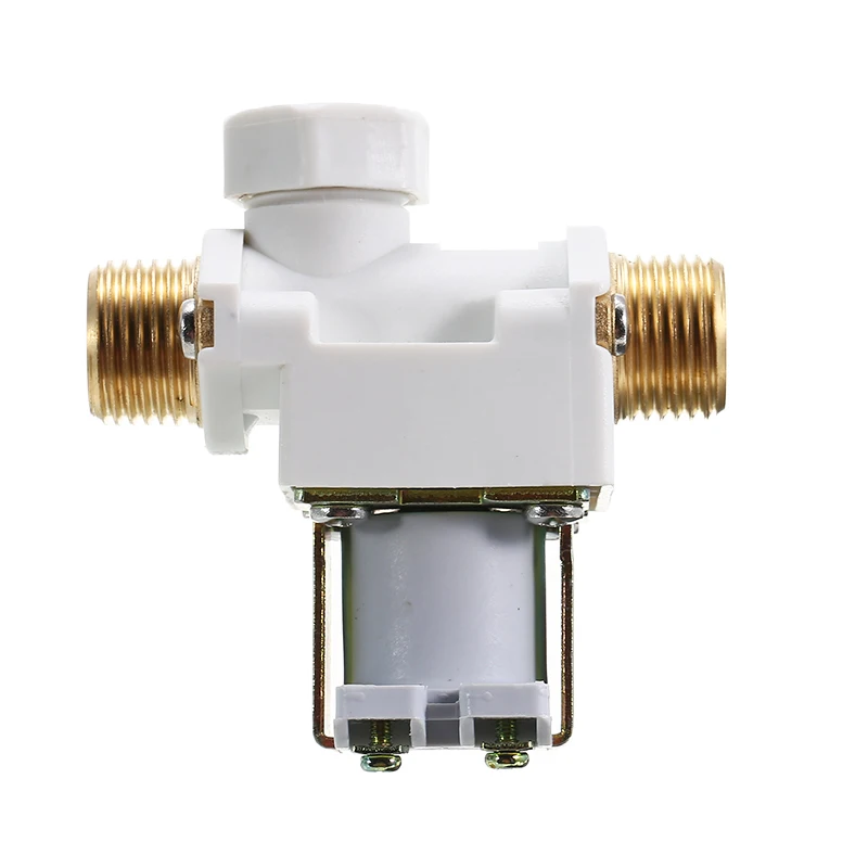

AC 220V Water Air N/C Normally Closed Open Pressure Solenoid Valve 1/2" Electric Solenoid Valve for Garden Irrigation Tool