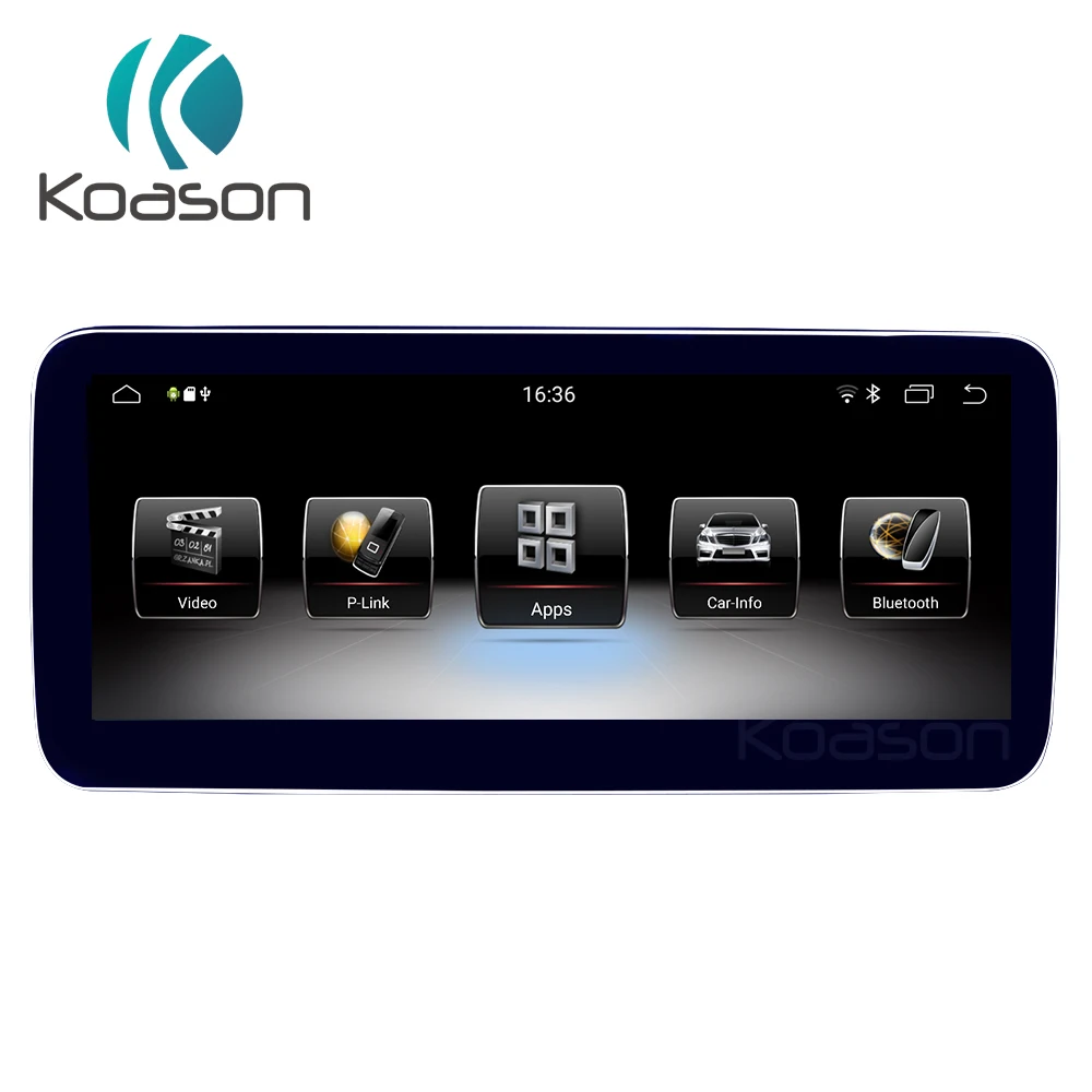 Koason Android 9,0 10,25 дюймов сенсорный экран автомобильный gps навигатор для BENZ C class GLC автомобильный мультимедийный плеер