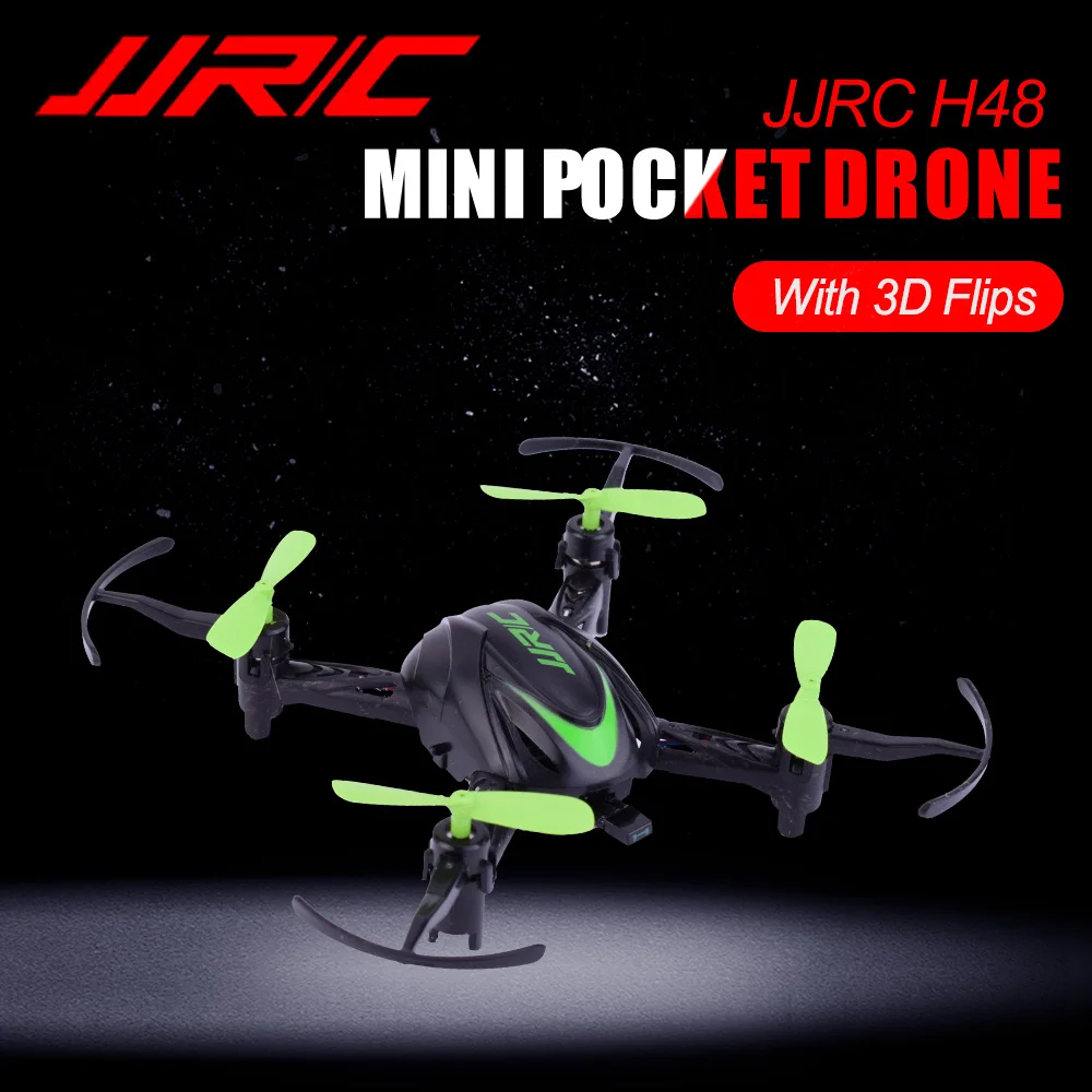 JJRC H48 мини 4CH 6-axis Gyro пульт дистанционного Управление Мини карманный беспилотный Радиоуправляемый летательный аппарат для внутреннего Летающий Квадрокоптер с дистанционным управлением с 3D сальто режим синий/зеленый