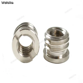 

1/4" to 3/8" Convert Screw 1/4-3/8 Inch Metal Silver Adapter For DSLR Camera Quick Release Plate Tripod Monopod CD50 T16 RR1