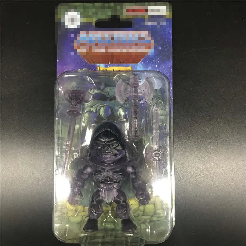 Skeletor Модель игрушка набор Вселенная ЛОЯЛЬНЫЕ предметы комикс содержит оружие топоры мечи лучшая коллекция подарок - Цвет: Черный