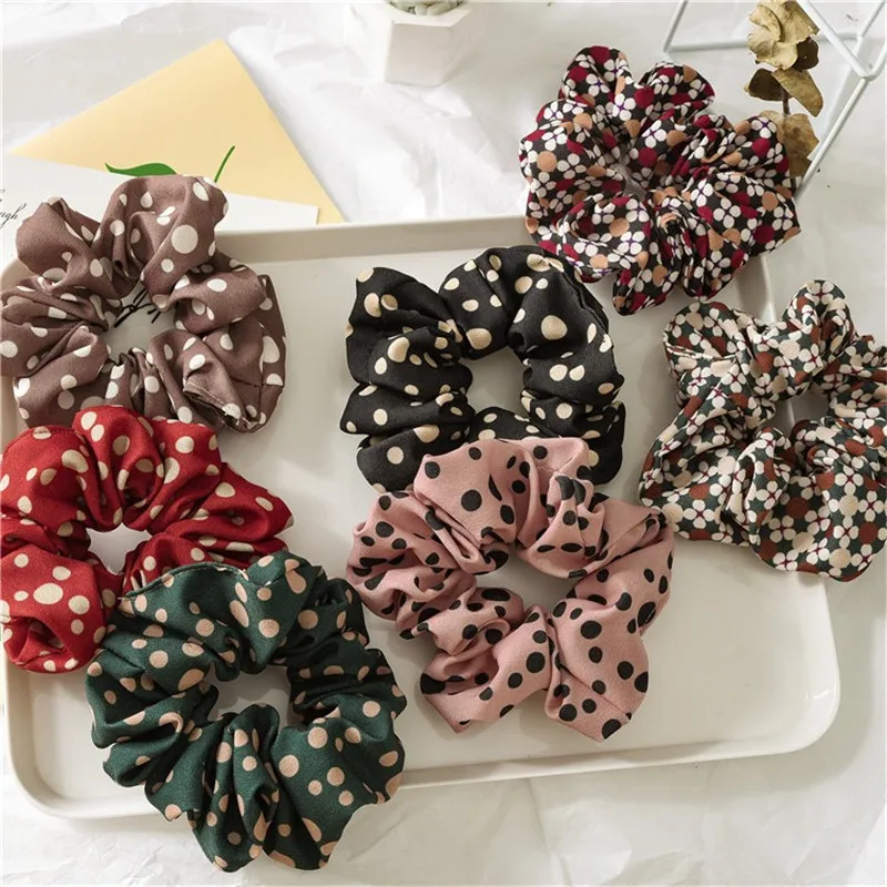 

Women Girls Elastic Hair Rubber Bands Accessories Scrunchie Gum For Women Tie Hair Ring Rope Ponytail Holder Headdress