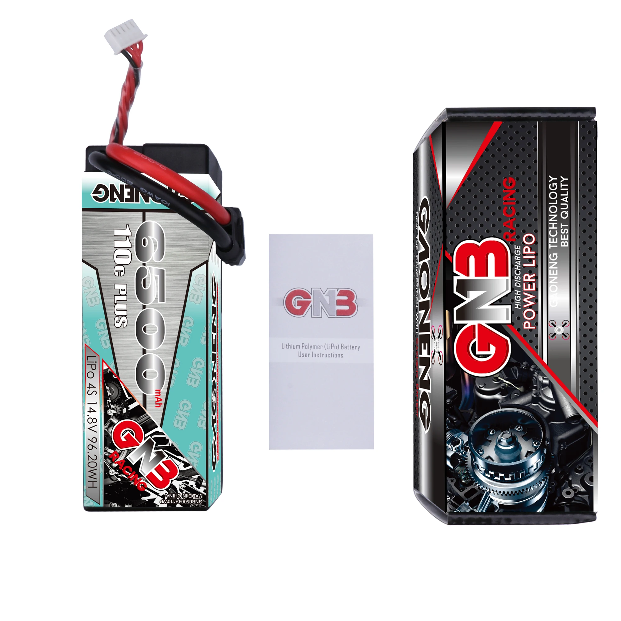 Gaoneng GNB Plus 14,8 V 6500mAh 110C 4S Lipo батарея T XT60 XT90 Разъем для RC HSP 1/8 1/10 багги RC автомобиль грузовик осевой Scx10 Гусеничный