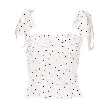 Модная повседневная женская одежда на весну и лето, сексуальный женский плиссированный кружевной жилет с цветочным рисунком