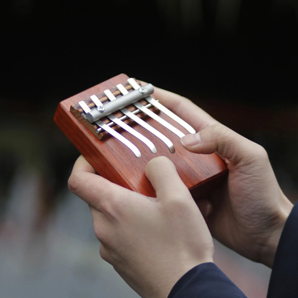 Finger Thumb музыка пианино 5 ключ калимба палисандр палец перкуссия клавиатура инструмент для начинающих детей