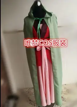 

Anime Akatsuki no Yona Princess Yona of the Dawn Princess Dress Cloak Women Cosplay Costume Outfits Full Set Custom Made Adult