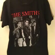 VTG The Smiths Band Shirt Morrissey The Cure Rock Meat Is killy Punk paper Thin