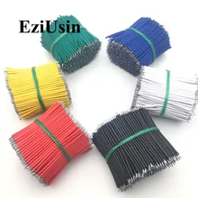 100 шт./лот оловянный макетный кабель для пайки ПП 8 см Fly Jumper провод кабель оловянные проводящие провода 1007-22AWG соединительный провод