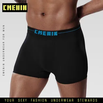 

High Quality Comfortable Sexy Men Underwear Boxer Shorts Striped Trunks Polyester Mens Boxershorts Underware Boxers Transparent