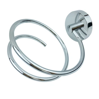 

Wall Mount Spiral Hair Dryer Storage Shelf,,