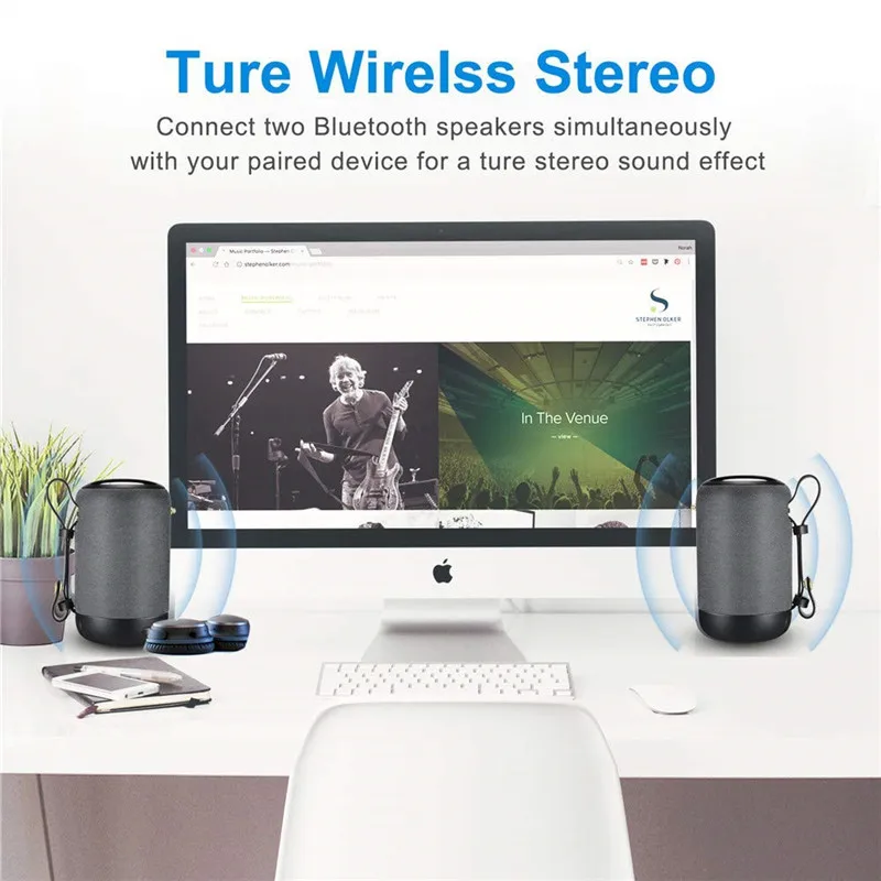 Новинка Tws портативные Bluetooth колонки беспроводные колонки стерео звук бар звук водонепроницаемый IPX5 открытый динамик Поддержка TF карта