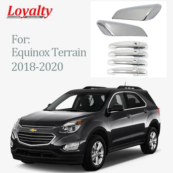 

Loyalty Mirror Door Handle Covers for CHEVROLET Equinox GMC Terrain 2018-2020 ABS Color Sliver Car Styling Auto Accessories