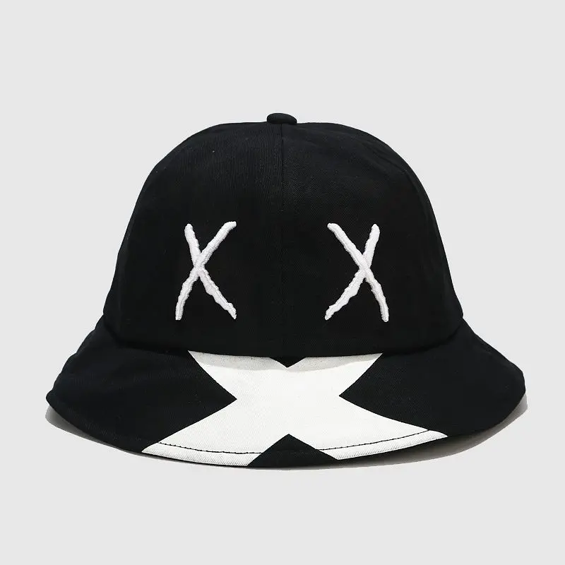 2020 Summer Korea Street Dome Bucket Hat Fisherman Hat for Men Women Black White Fashion Sun Bob Sad Boys Panama Hip Hop Cap