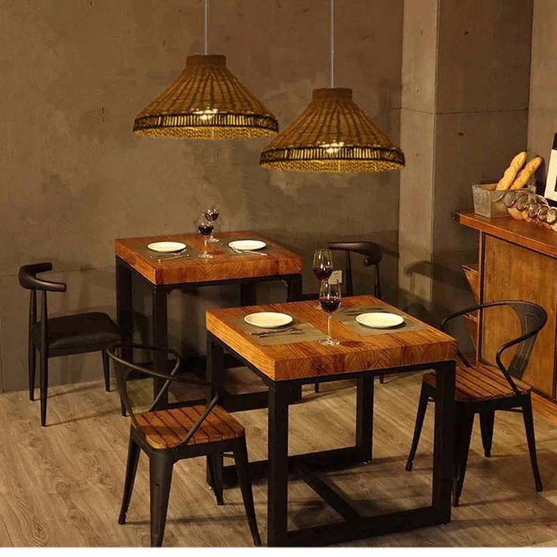 Китайский ручной работы плетеный ротанга искусство подвесные светильники ресторан cafлофт подвесной светильник домашний декор бамбук светодиодные светильники