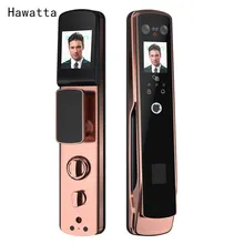 

Hawatta Smart Fingerprint Lock Anti-theft Home Security Face recognition Lock For Gate Door With Digital Code IC Card Unlock